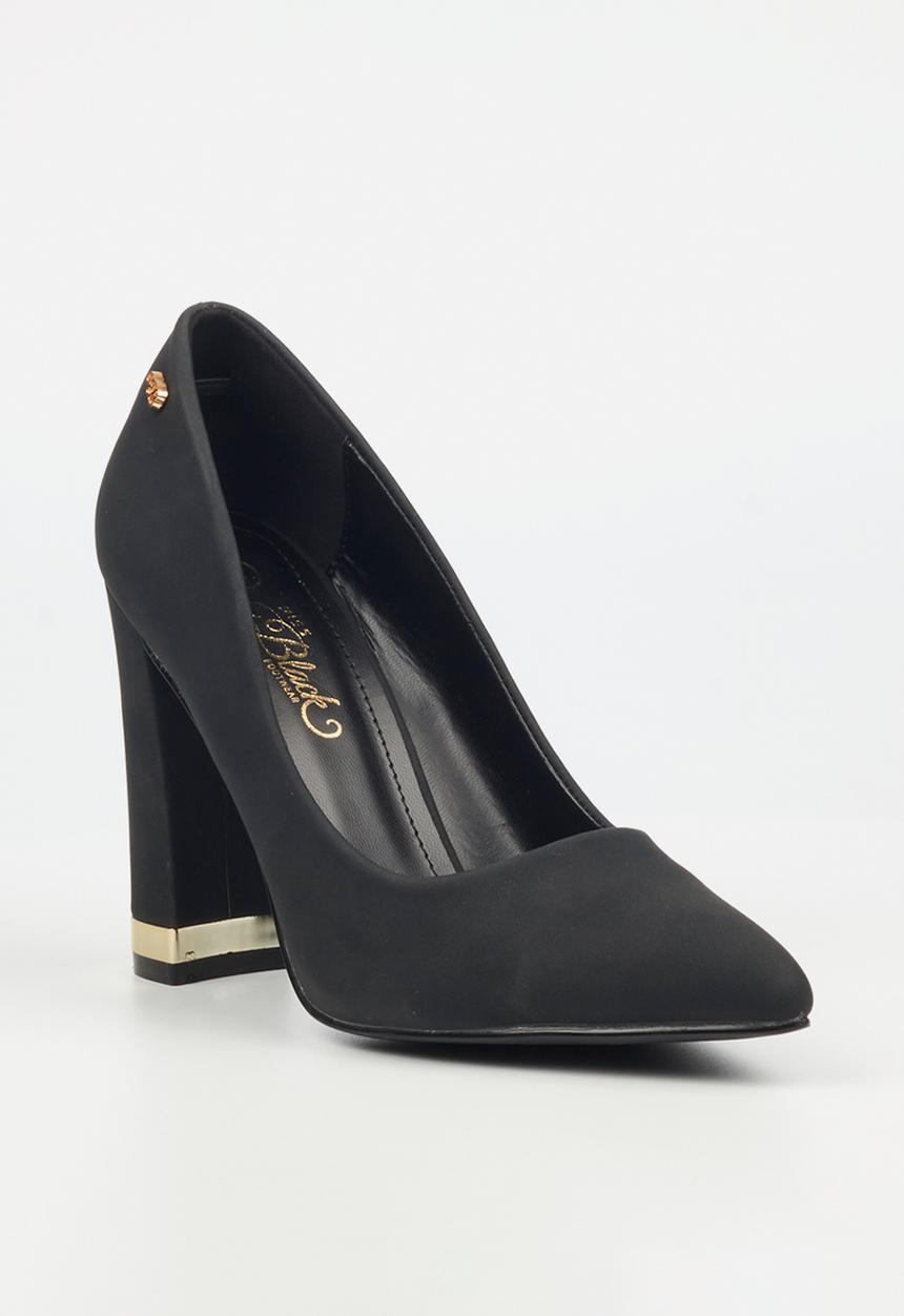 Miss Black - Pisa 1 court heel - black