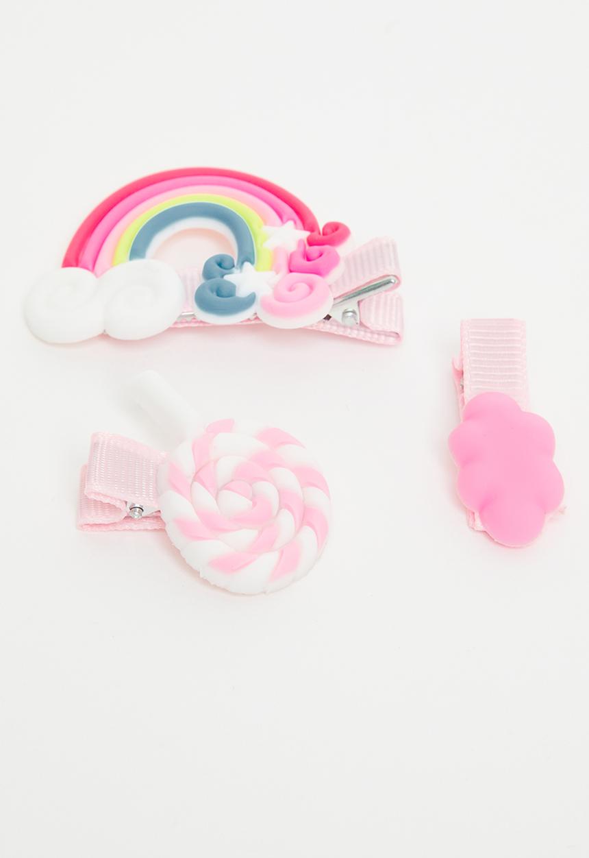 Pop Candy - Girls novelty hair clips - pink