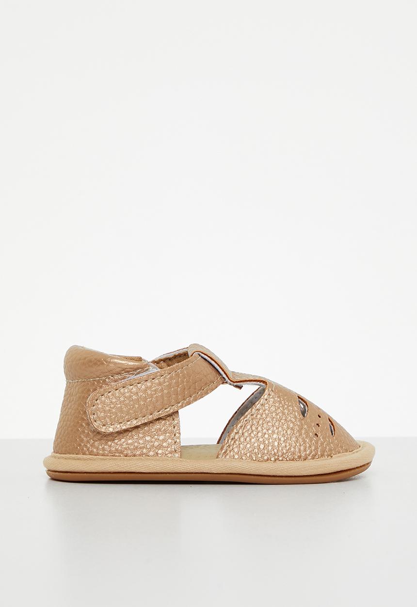 Pop Candy - T bar sandals - gold 1