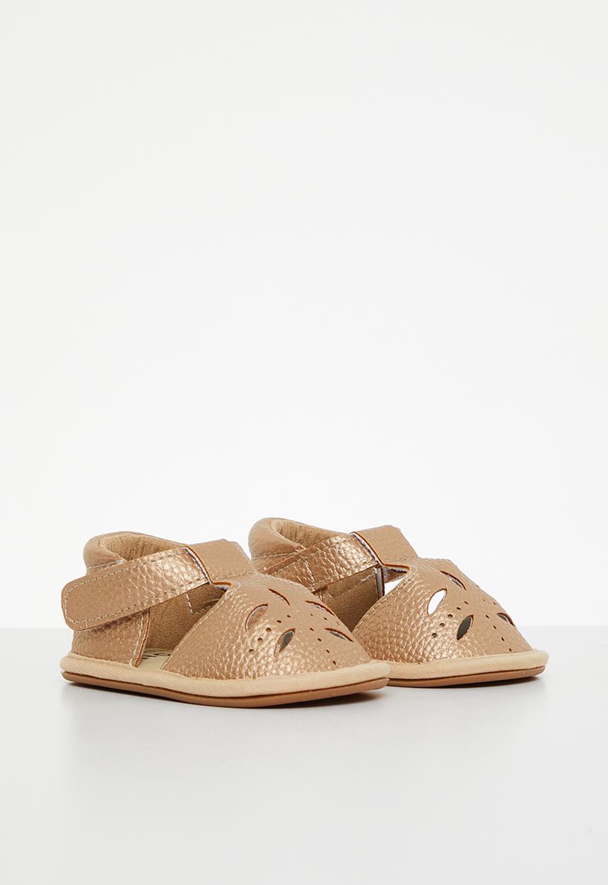 Pop Candy - T bar sandals - gold 1