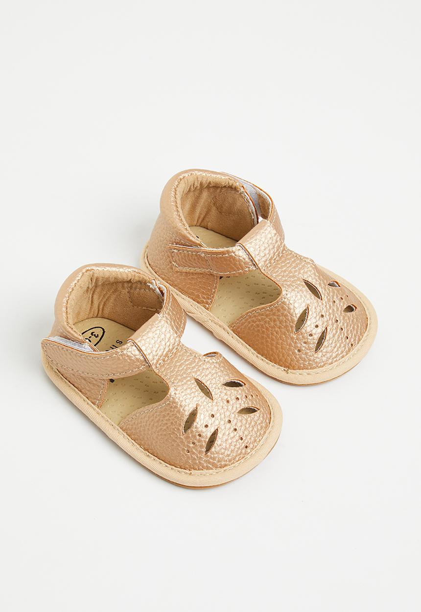 Pop Candy - T bar sandals - gold 1