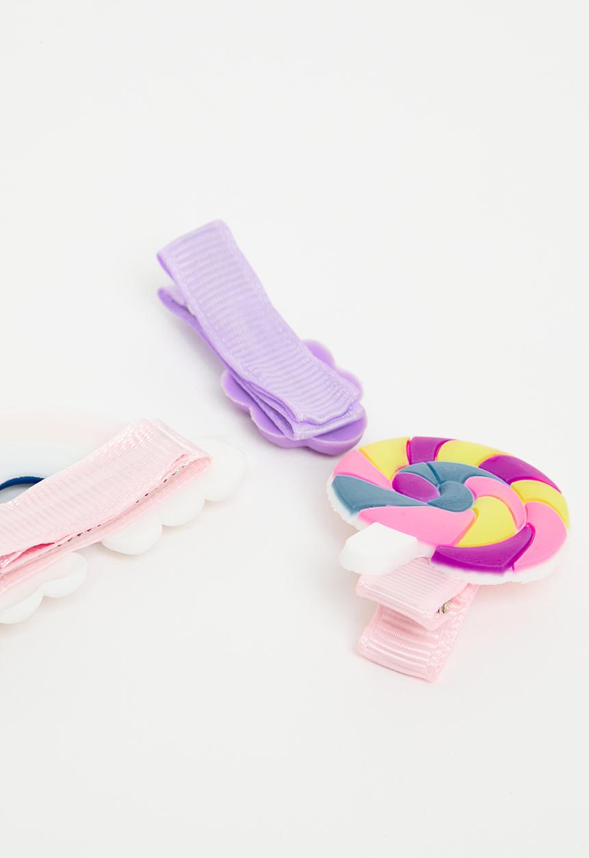 Pop Candy - Girls novelty hair clips-pink multi
