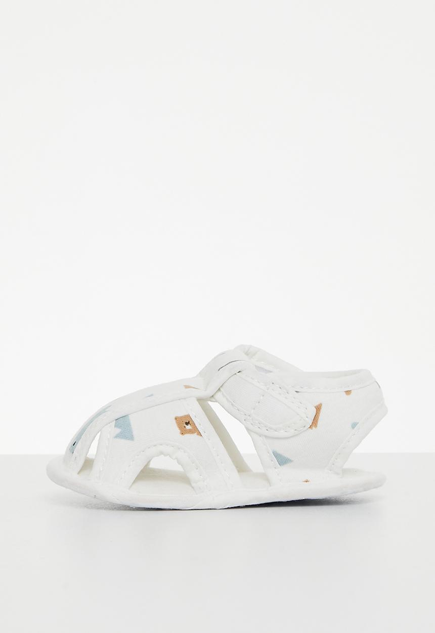 Pop Candy - Back strap  sandals - white multi
