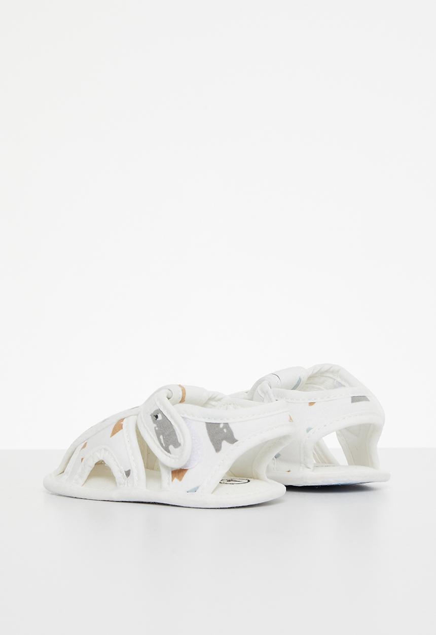 Pop Candy - Back strap  sandals - white multi