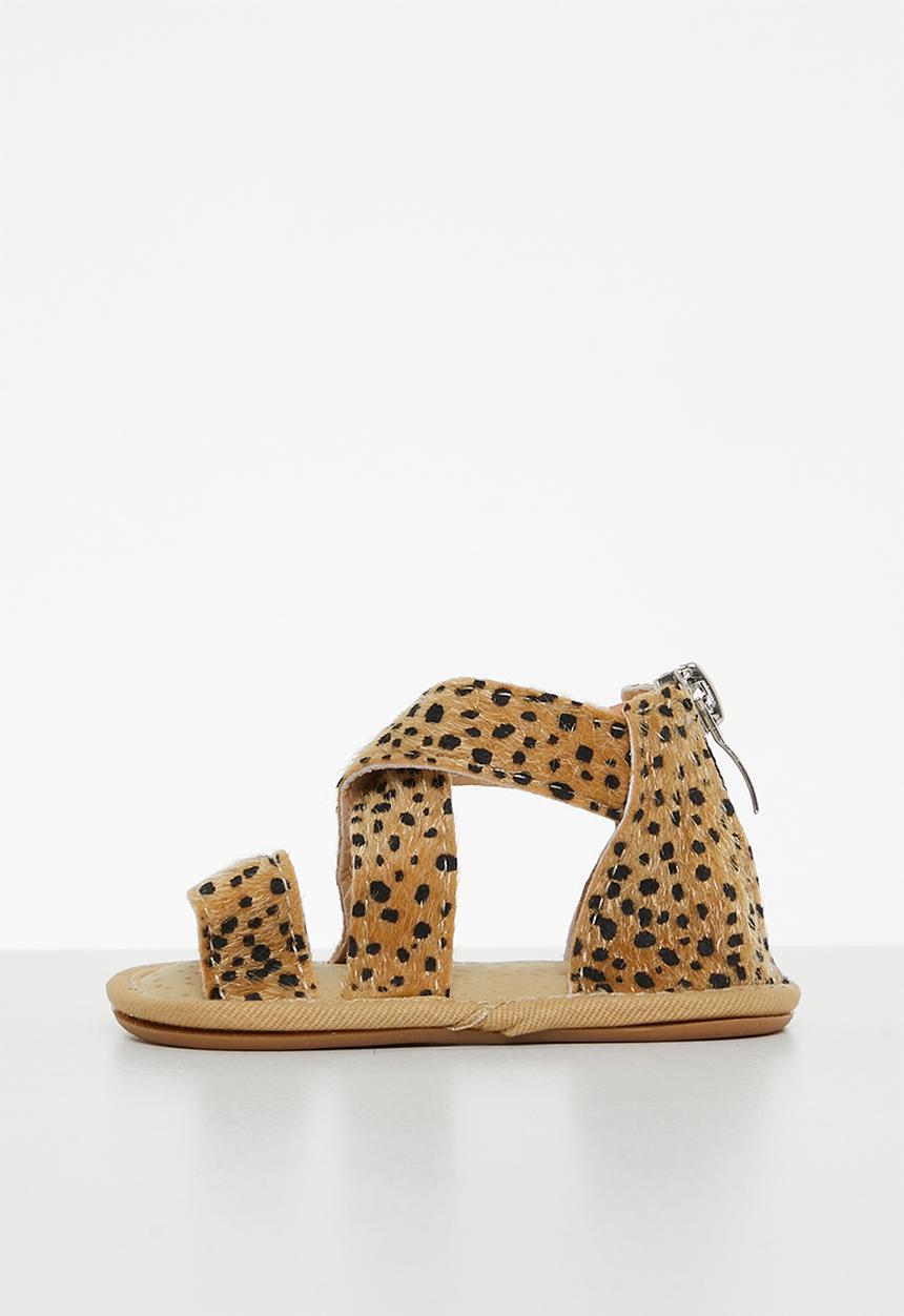 Pop Candy - Gladiator sandals - brown spots