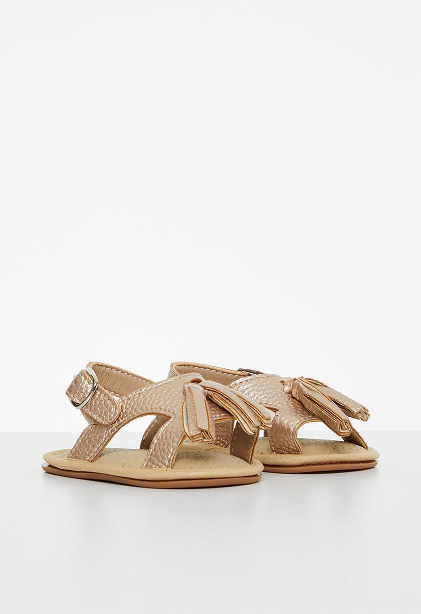 Pop Candy - Back strap sandals - gold 
