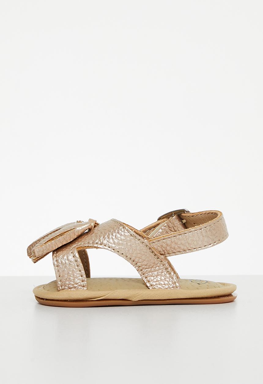 Pop Candy - Back strap sandals - gold 