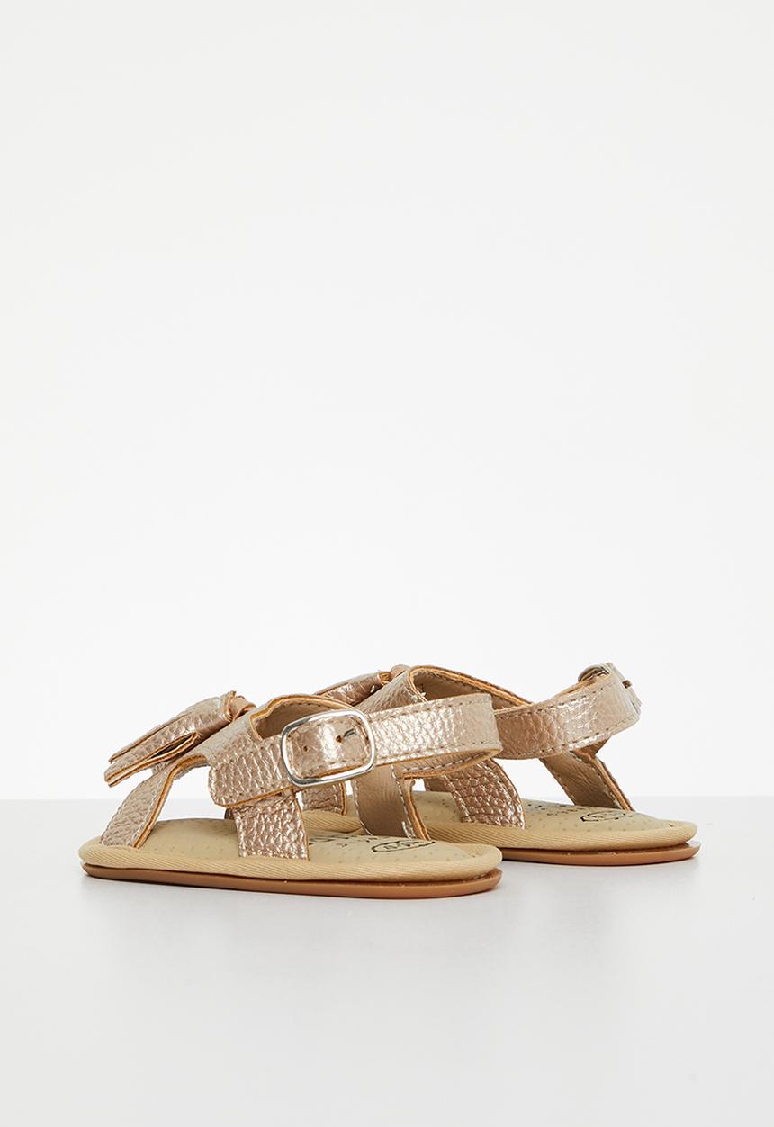 Pop Candy - Back strap sandals - gold 