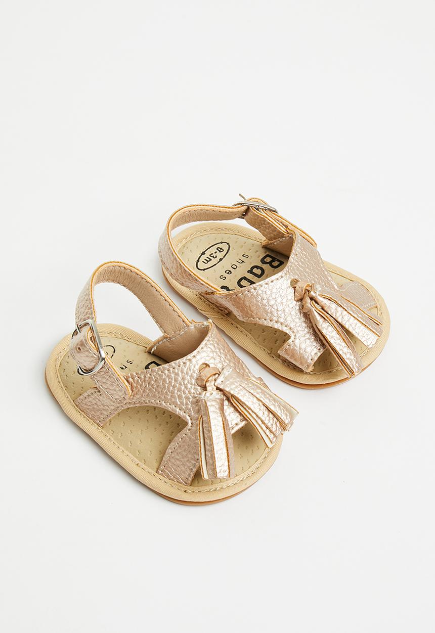Pop Candy - Back strap sandals - gold 