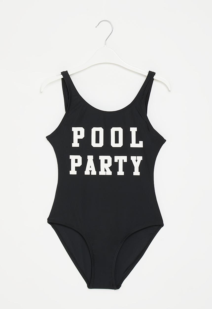 Pop Candy - Pool party  swimsuit - black