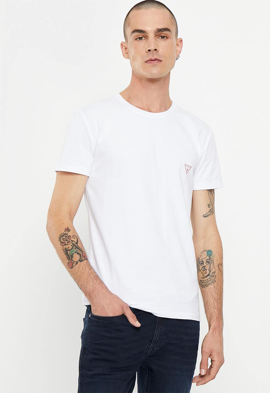 GUESS - Short sleeve guess classic tee - pure white
