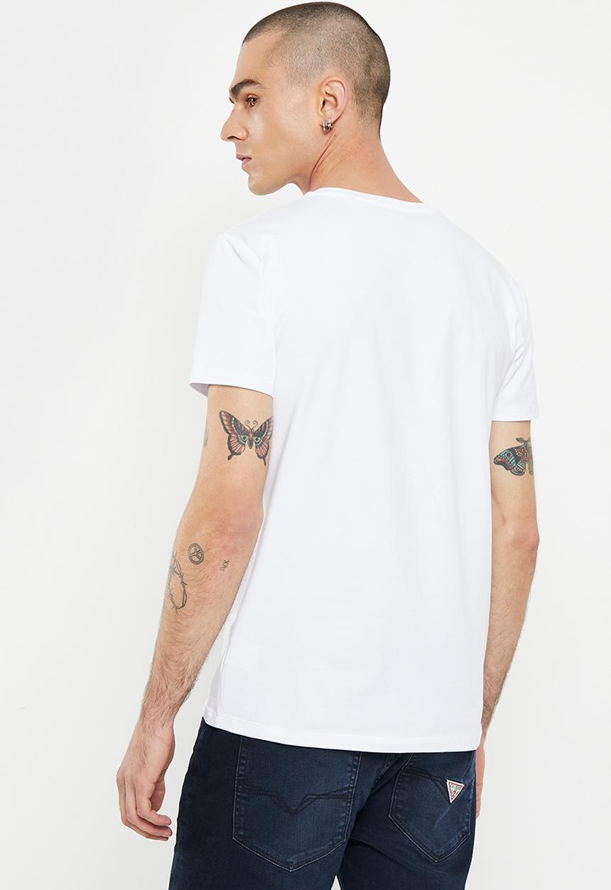 GUESS - Short sleeve guess classic tee - pure white