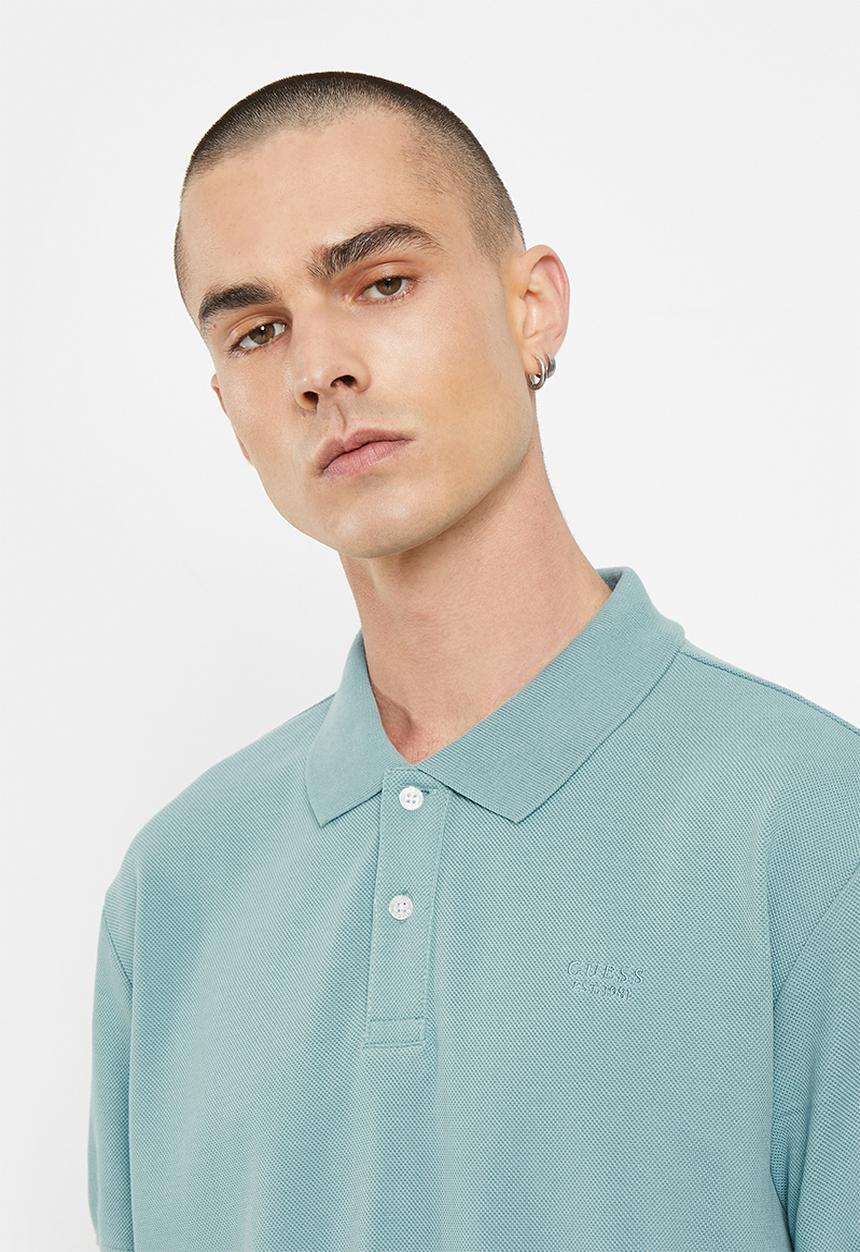 GUESS - OZ short sleeve polo - honest blue