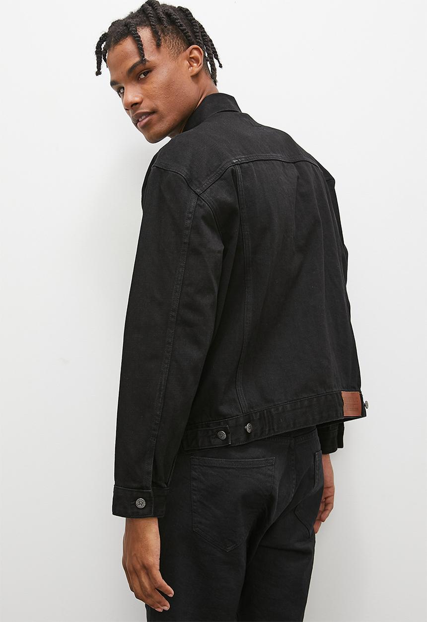 STYLE REPUBLIC - Denim oversize trucker  - black