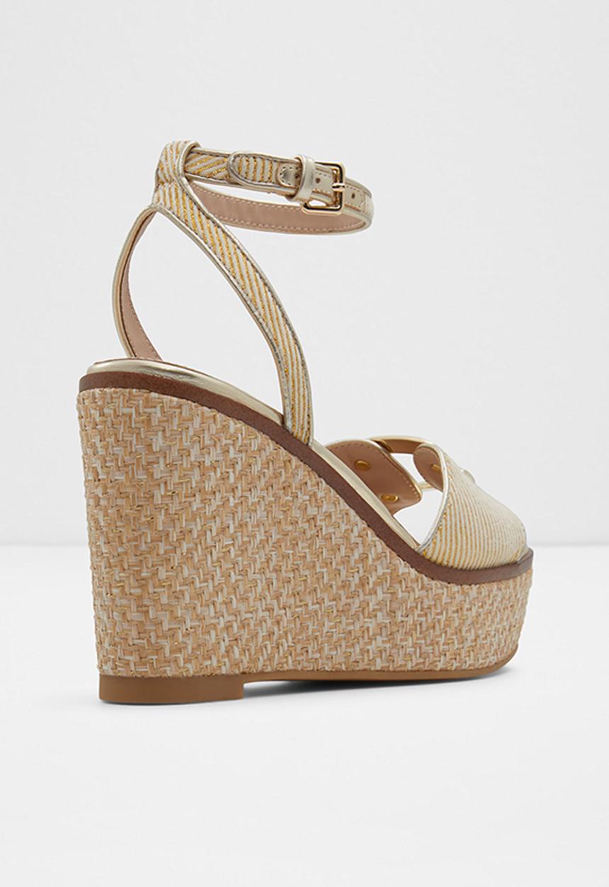 ALDO - Carrabriria wedge sandal - beige