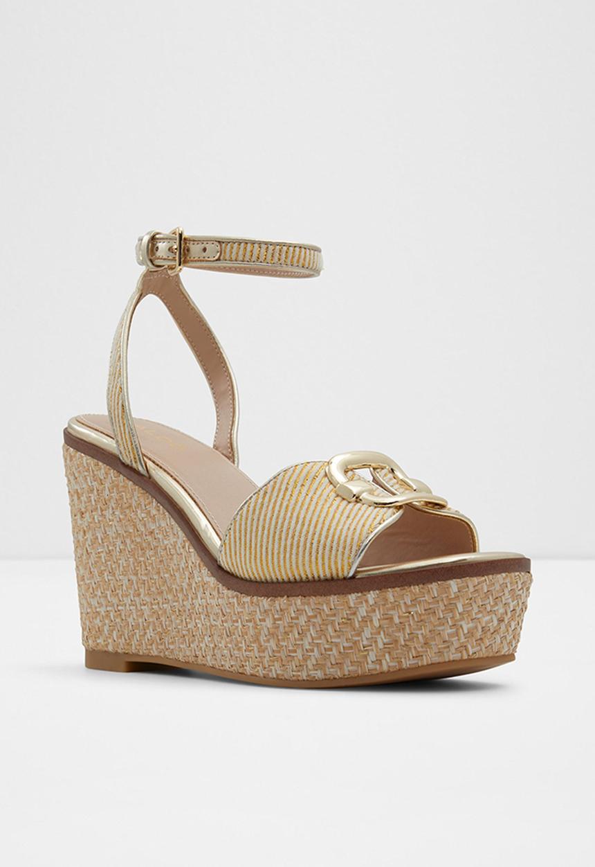 ALDO - Carrabriria wedge sandal - beige