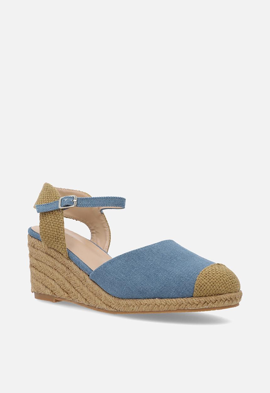 edit - Neliah wedge espadrille - navy