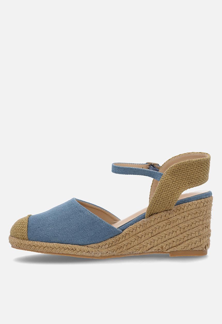edit - Neliah wedge espadrille - navy