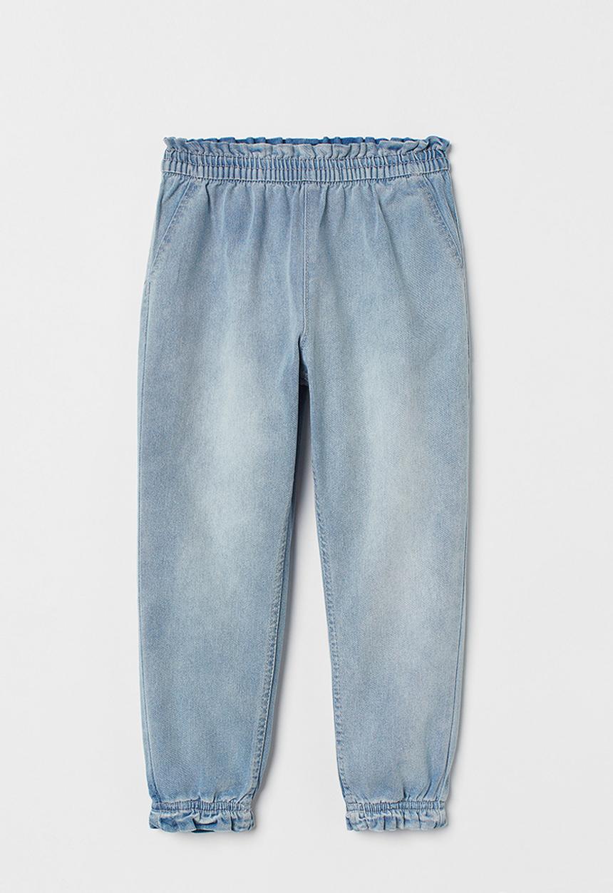 H&M - Denim joggers - light denim blue 