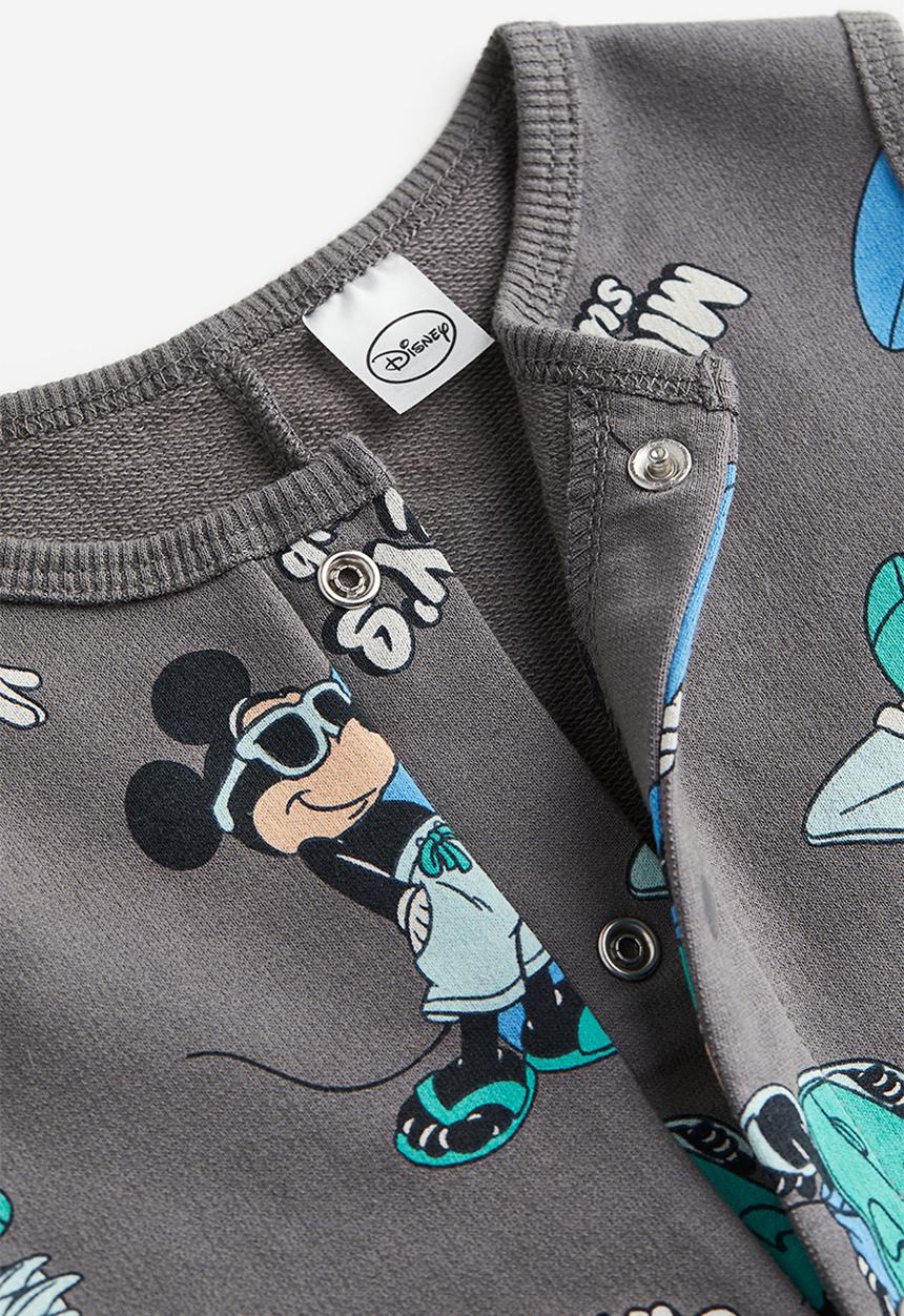 H&M - Sweatshirt romper suit - grey/mickey mouse 