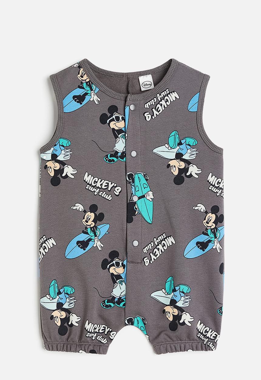 H&M - Sweatshirt romper suit - grey/mickey mouse 