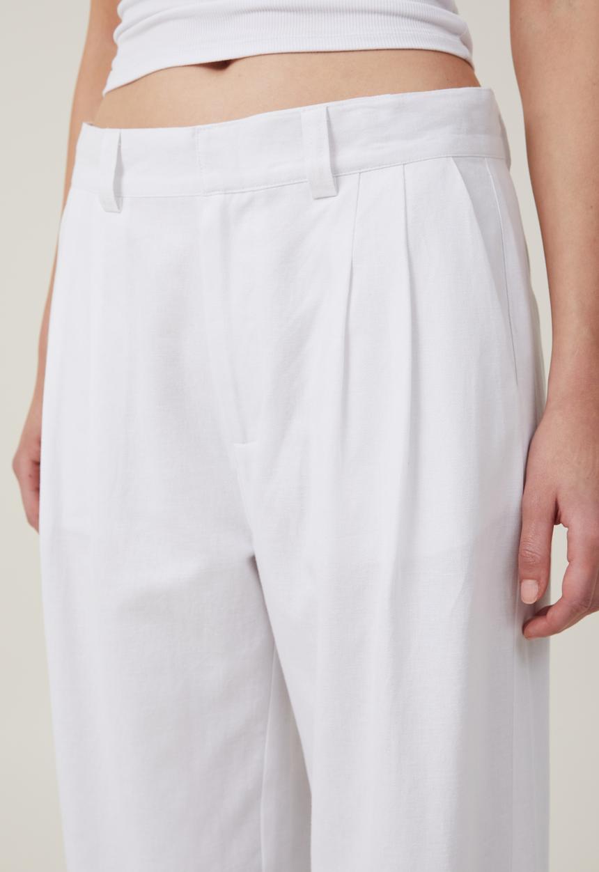 Cotton On - Jude suiting pant - white