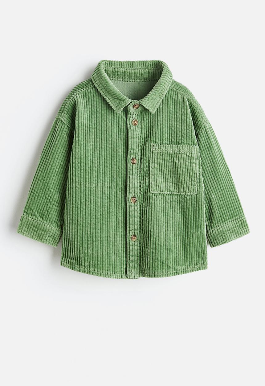 H&M - Corduroy shirt - green