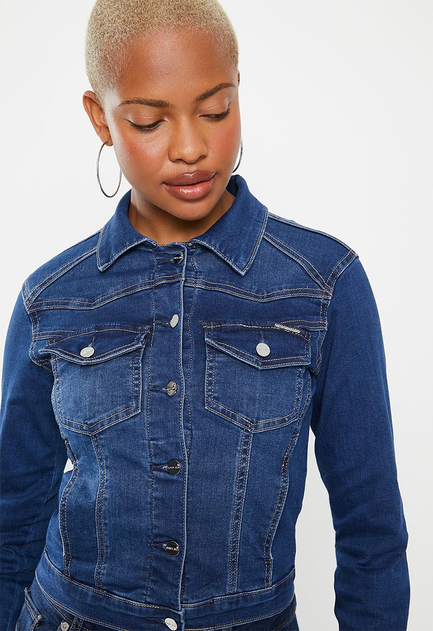 SISSY BOY - Diaz: basic denim jacket - med vintage