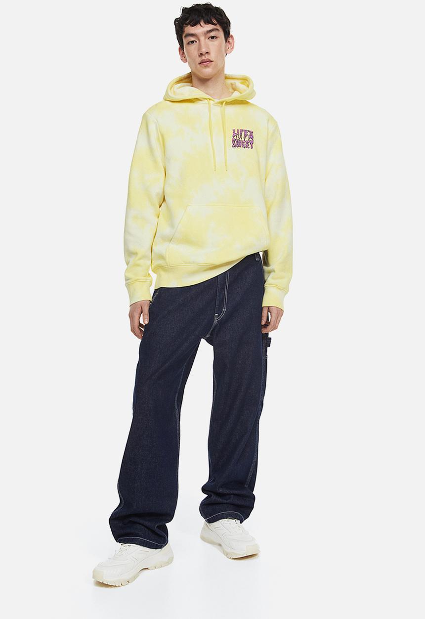 H&M - Regular fit hoodie - yellow / spongebob 