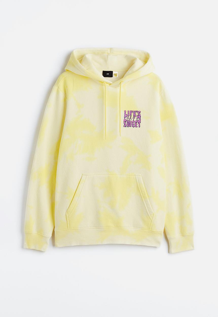 H&M - Regular fit hoodie - yellow / spongebob 