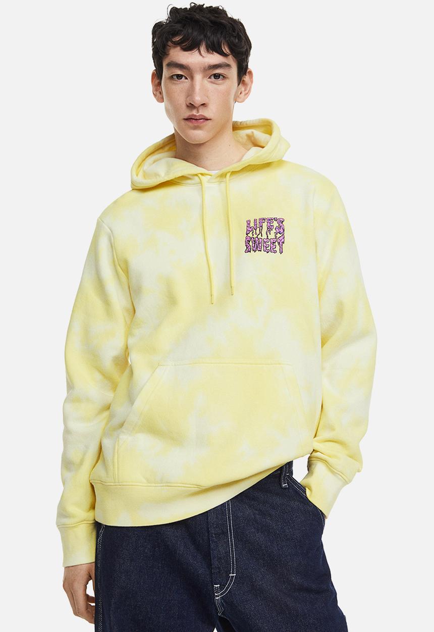 H&M - Regular fit hoodie - yellow / spongebob 