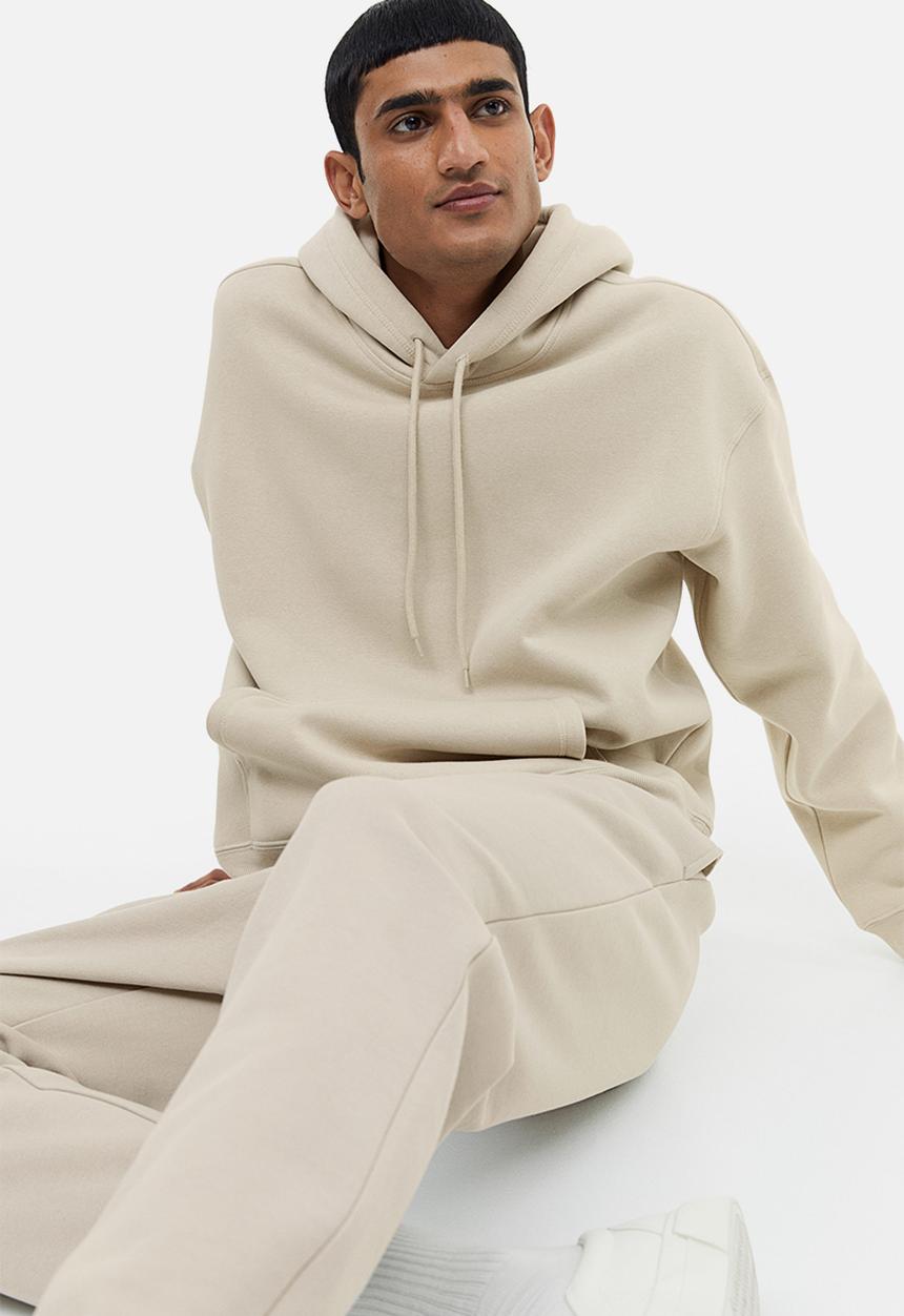 H&M - Regular fit sweatpants - cream 