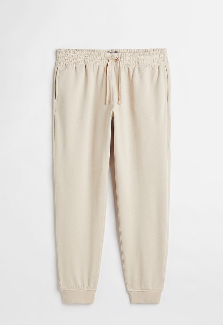 H&M - Regular fit sweatpants - cream 