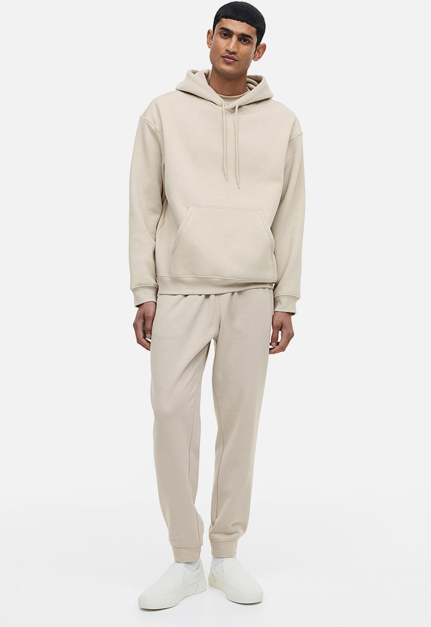 H&M - Regular fit sweatpants - cream 