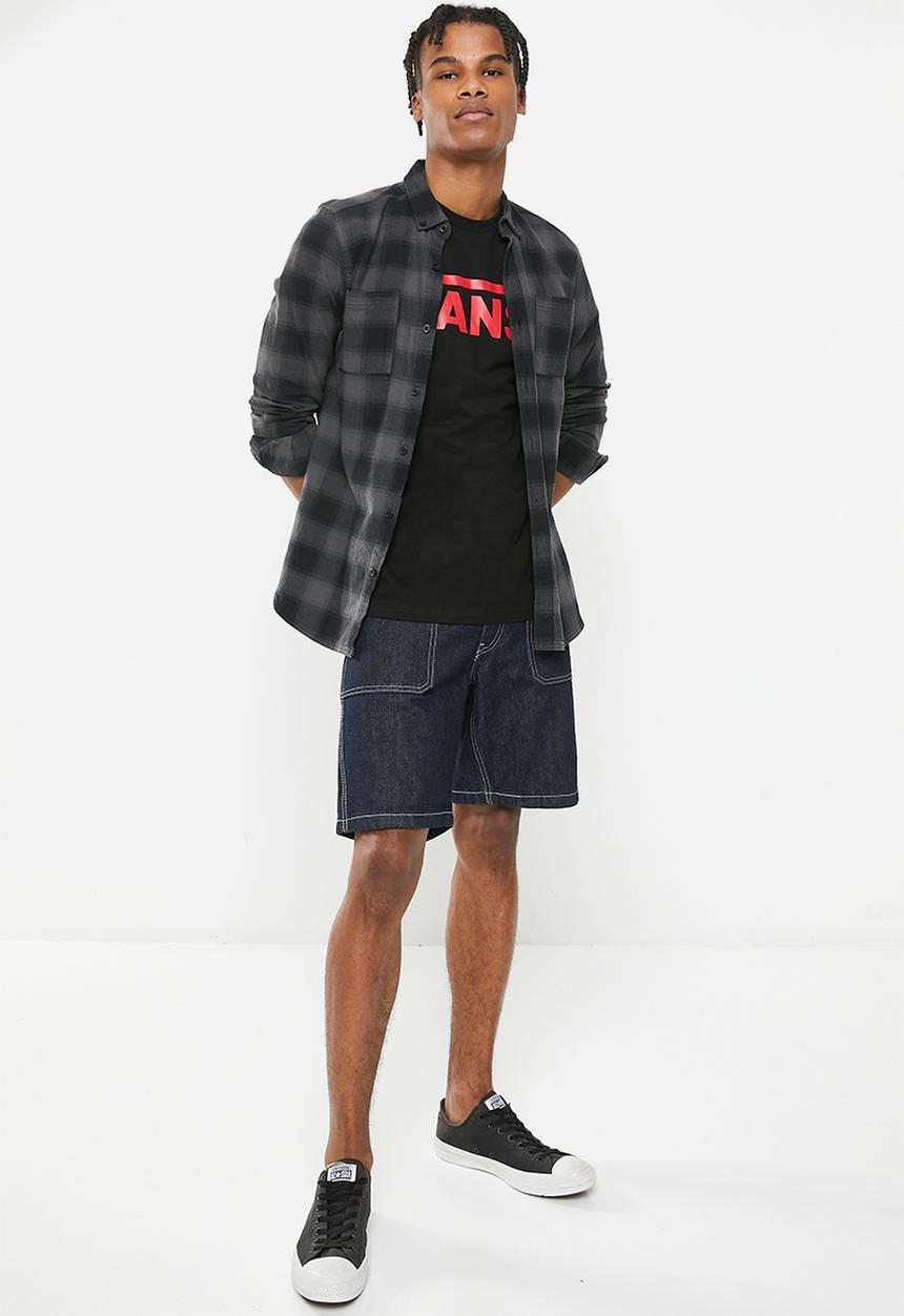 Vans - Mn vans classic - black & reinvent red