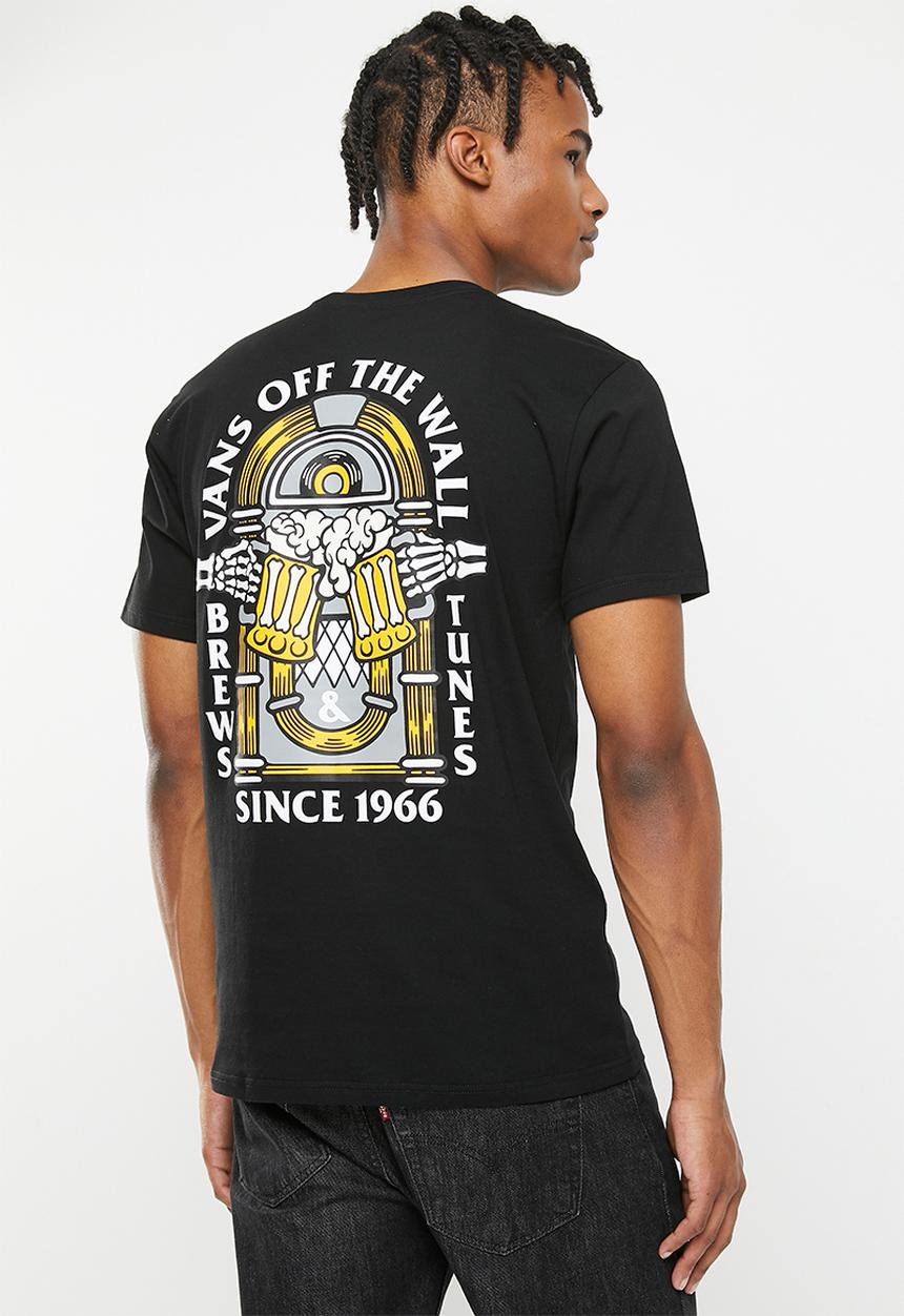Vans - Brew bros tunes short sleeve tee -  black 