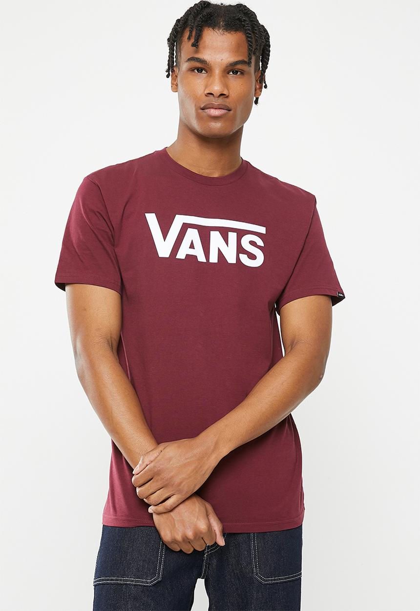Vans - Mn vans classic - burgundy & white
