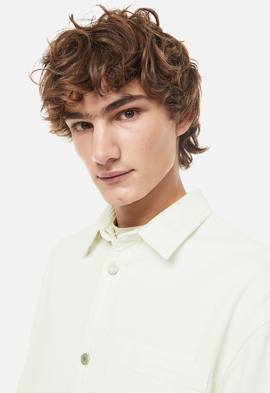 H&M - Denim overshirt - cream