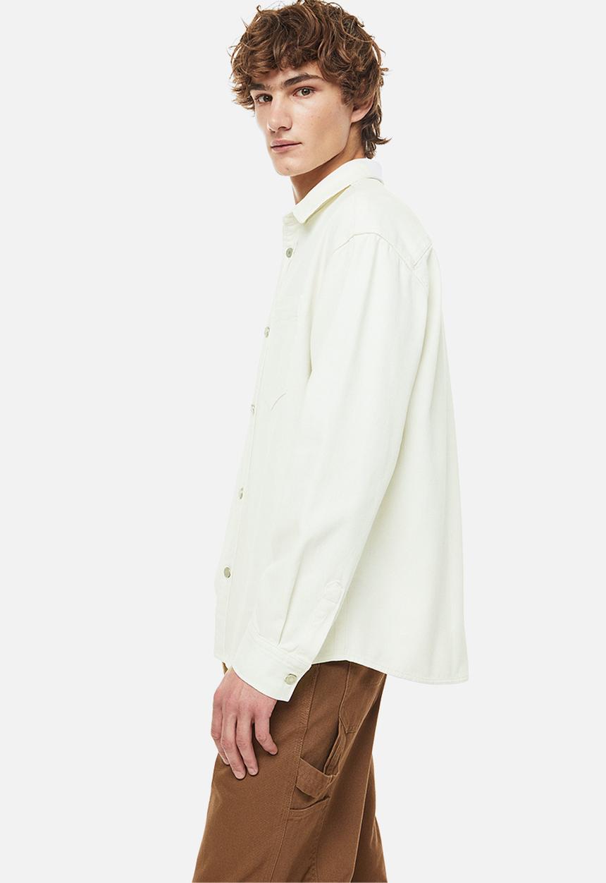 H&M - Denim overshirt - cream
