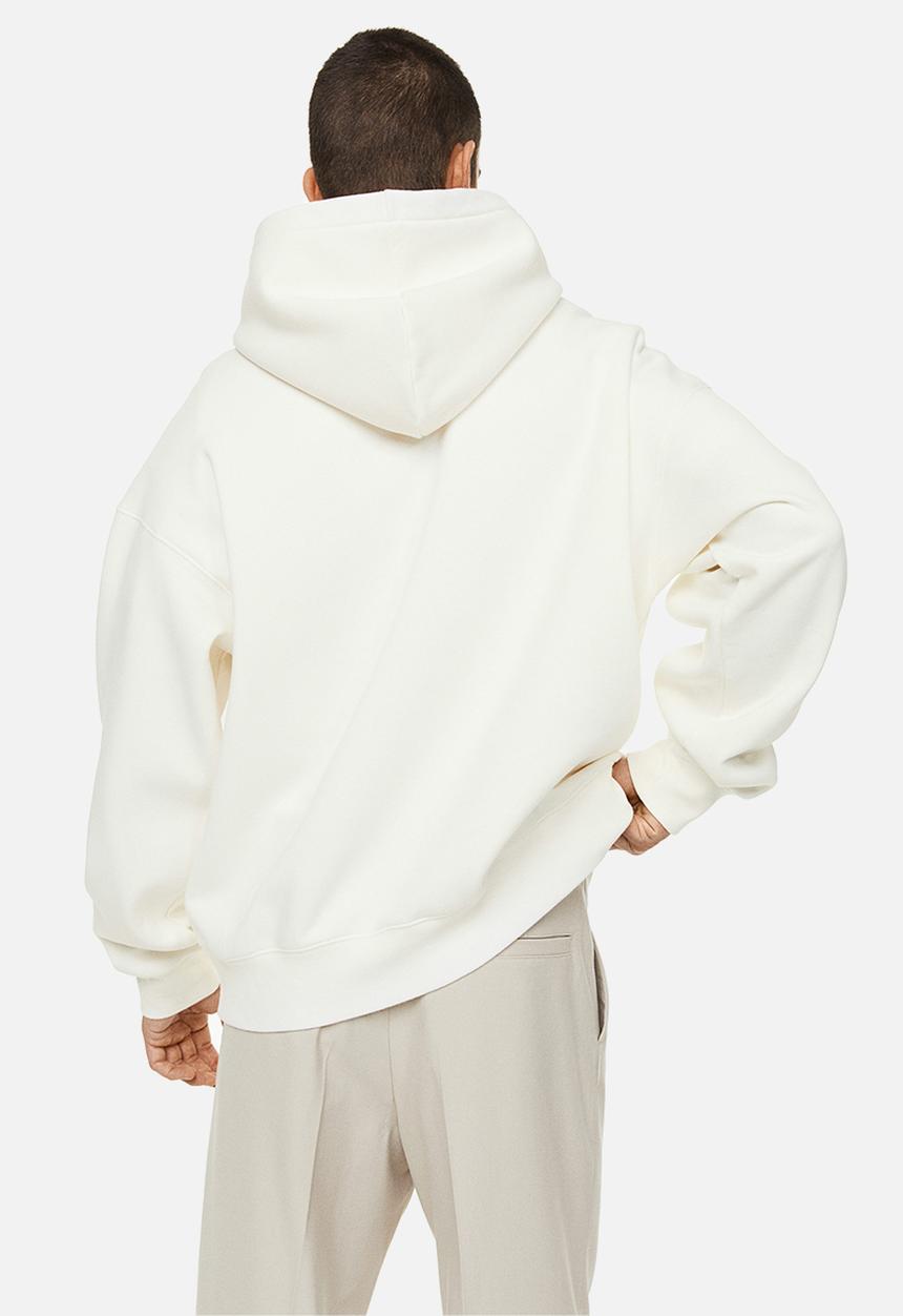 H&M - Oversized fit hoodie - cream/sport 