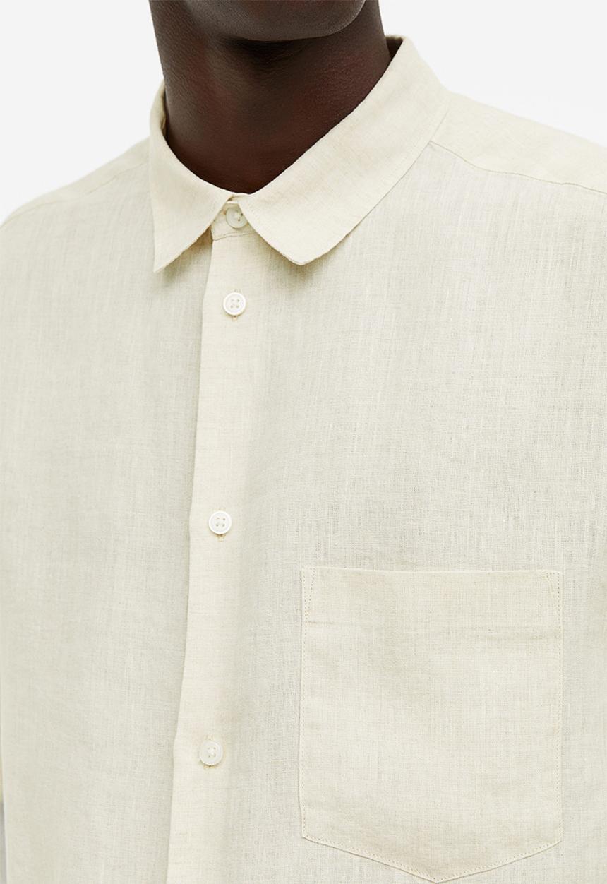 H&M - Regular fit linen shirt - light beige