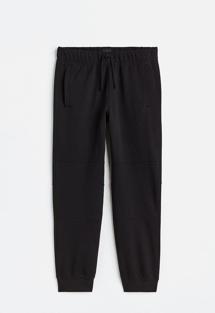 H&M - Regular fit cotton sweatpants - black
