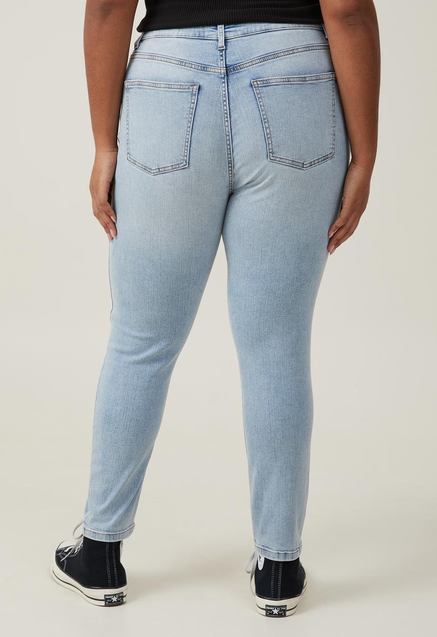 Cotton On - Plus curvy high stretch skinny jean - bondi blue
