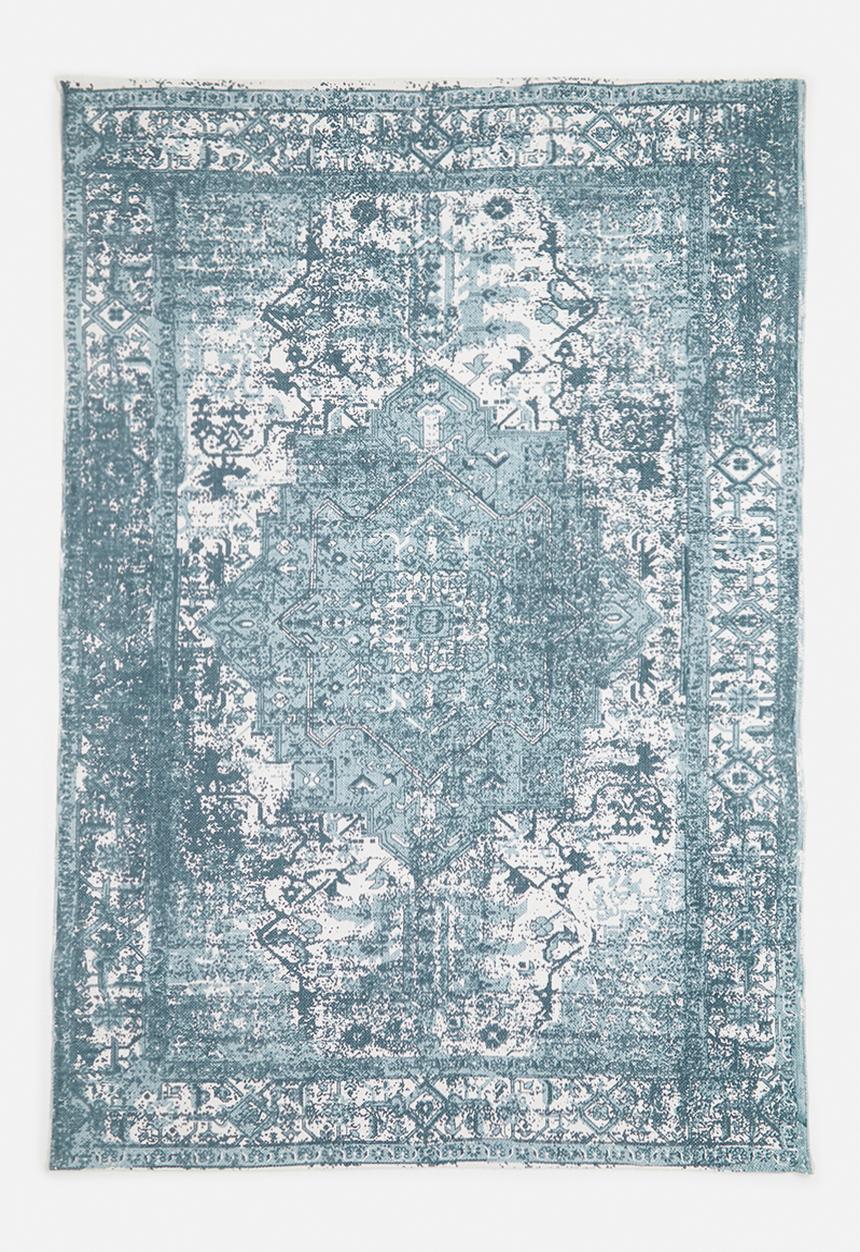 Sixth Floor - Sophia printed rug - tradewind blue