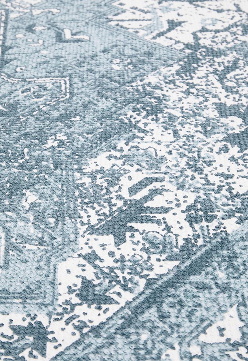 Sixth Floor - Sophia printed rug - tradewind blue
