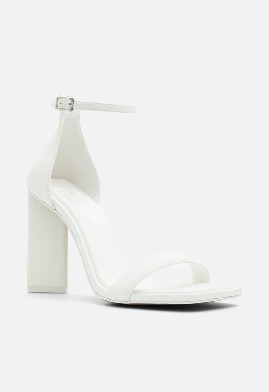 Call It Spring - Luisa blockheel sandal - white