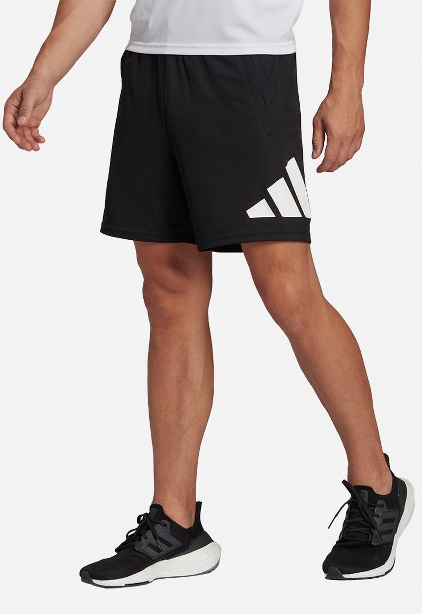 adidas Performance - Train Essentials Logo Training Shorts - Black & white
