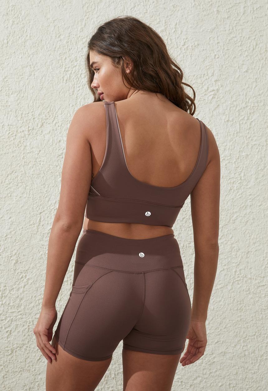 Cotton On - Ultra soft reversible tank - deep taupe/pearl mushroom