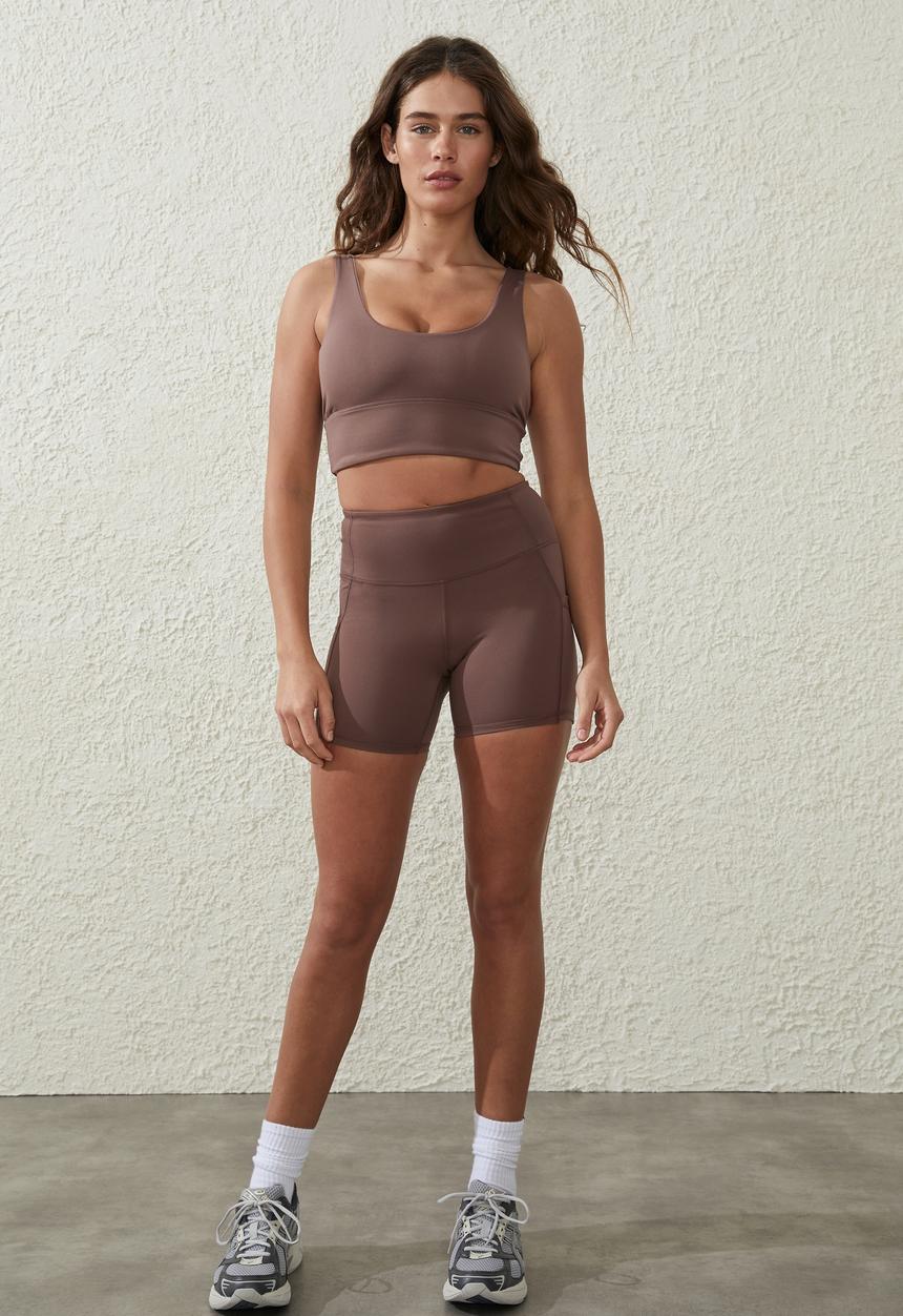 Cotton On - Ultra soft reversible tank - deep taupe/pearl mushroom