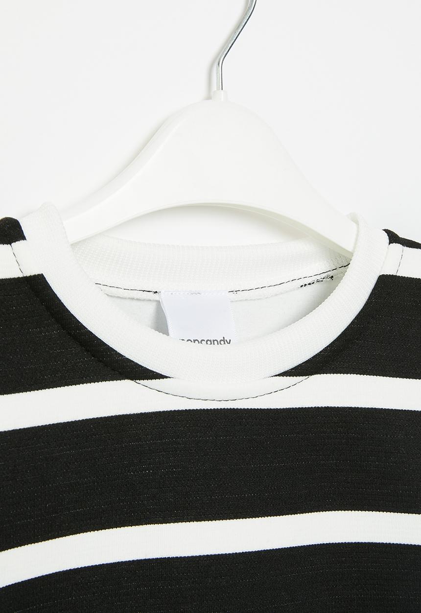 Pop Candy - Sweat top - black & white 